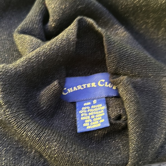 Charter Club Sparkly Cardigan & Tank - Like New - Picture 7 of 8